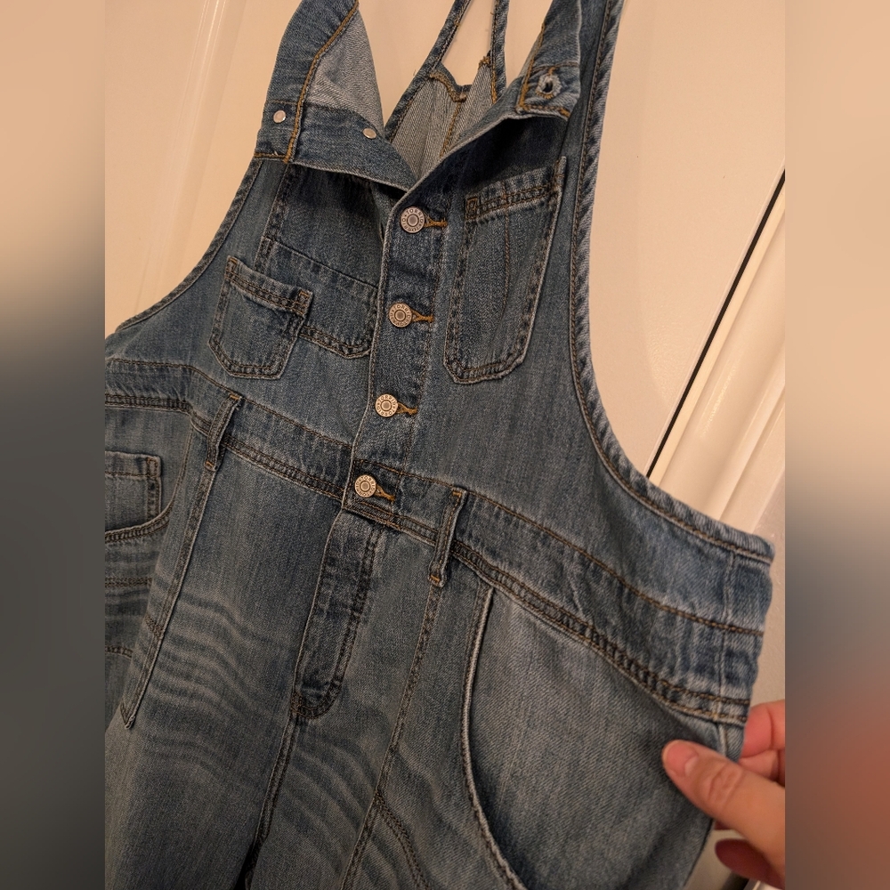 Torrid Blue Denim Jumpsuit Casual Wear - Picture 5 of 13